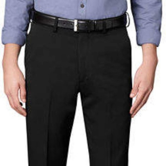 Van Heusen Other - *SOLD* Van Heusen Tan No-Iron Extender Flat-Front Dress Pants 36x36